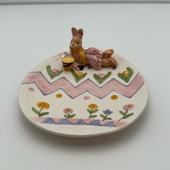 Fitz and Floyd Other - Vintage Fitz And Floyd Girl Bunny Platter